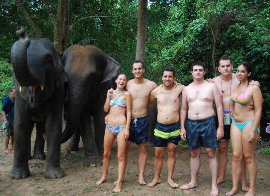 Chiang Mai Elephant Home - 23 Aug 2018 - Half day Morning - Group photos