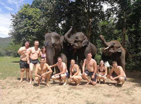 Chiang Mai Elephant Home - 11 Sep 2018 - Full Day Experience - Group photos