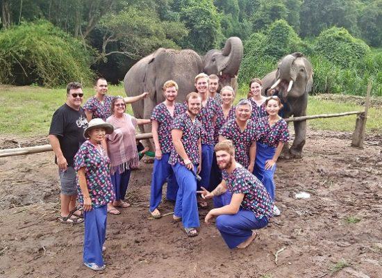 Chiang Mai Elephant Home - 12 Sep 2018 - Full Day Trekking and Half Day Afternoon - Group photos