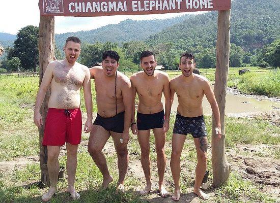Chiang Mai Elephant Home - 13 Sep 2018 - Half day Morning - Group photos