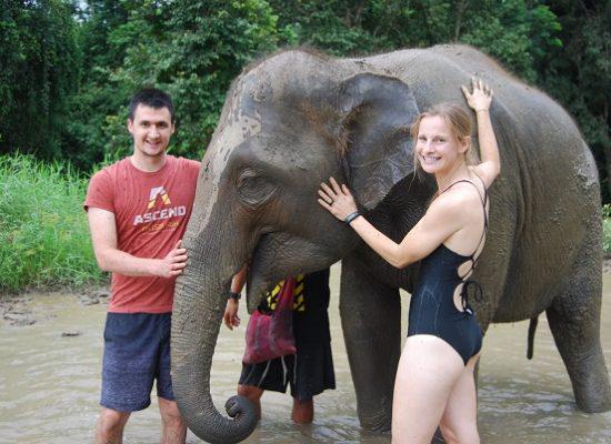 Chiang Mai Elephant Home - 5 Sep 2018 - Half day Morning - Group photos