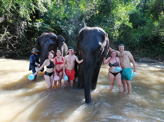 Chiang Mai Elephant Home - 17 Oct 2018 - Full Day Experience - Group photos